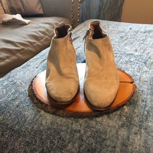 THRIFTED Suede J Crew ankle booties!